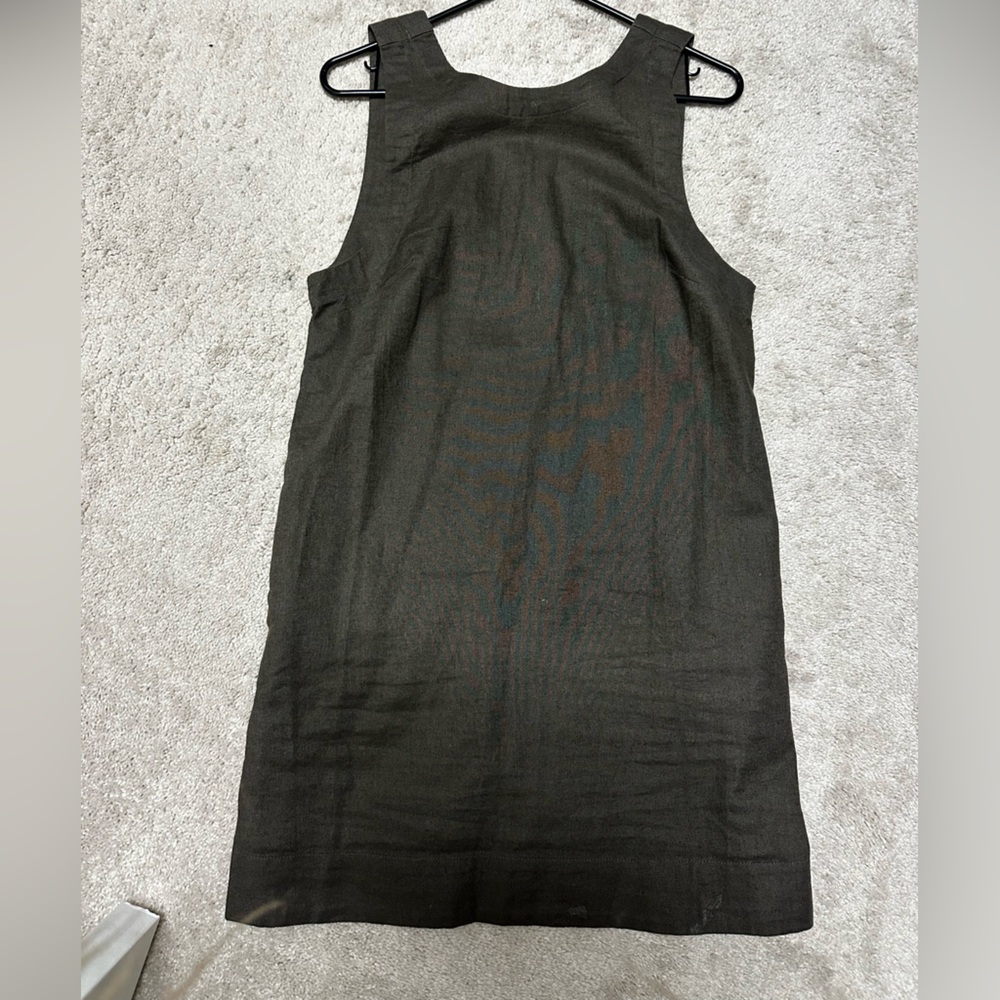 Dark Green Sleeveless Dress